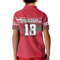 Hungary Basketball Custom Kid Polo Shirt Come On Magyars Grunge Style - Wonder Print Shop