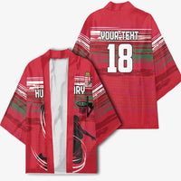 Hungary Basketball Custom Kimono Come On Magyars Grunge Style - Wonder Print Shop