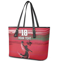 Hungary Basketball Custom Leather Tote Bag Come On Magyars Grunge Style - Wonder Print Shop