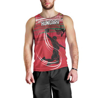 Hungary Basketball Custom Men Tank Top Come On Magyars Grunge Style - Wonder Print Shop