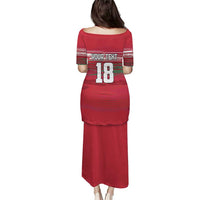 Hungary Basketball Custom Puletasi Come On Magyars Grunge Style - Wonder Print Shop