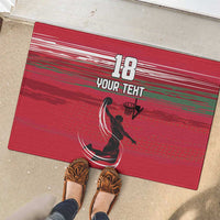 Hungary Basketball Custom Rubber Doormat Come On Magyars Grunge Style - Wonder Print Shop