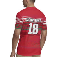 Hungary Basketball Custom Rugby Jersey Come On Magyars Grunge Style - Wonder Print Shop