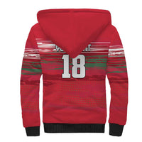 Hungary Basketball Custom Sherpa Hoodie Come On Magyars Grunge Style - Wonder Print Shop