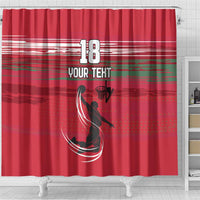 Hungary Basketball Custom Shower Curtain Come On Magyars Grunge Style - Wonder Print Shop