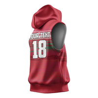 Hungary Basketball Custom Sleeveless Hoodie Come On Magyars Grunge Style - Wonder Print Shop