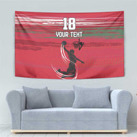 Hungary Basketball Custom Tapestry Come On Magyars Grunge Style - Wonder Print Shop