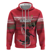 Hungary Basketball Custom Zip Hoodie Come On Magyars Grunge Style - Wonder Print Shop