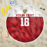 Russia Basketball Custom Beach Blanket Go Champion - Wonder Print Shop