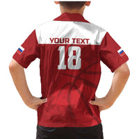 Russia Basketball Custom Family Matching Mermaid Dress and Hawaiian Shirt Go Champion - Wonder Print Shop