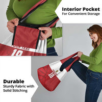 Russia Basketball Custom Grocery Bag Go Champion - Wonder Print Shop