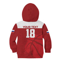 Russia Basketball Custom Kid Hoodie Go Champion - Wonder Print Shop