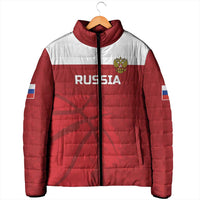Russia Basketball Custom Padded Jacket Go Champion - Wonder Print Shop