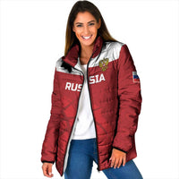 Russia Basketball Custom Padded Jacket Go Champion - Wonder Print Shop
