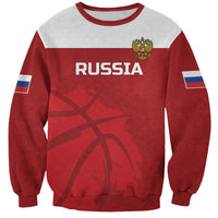 Russia Basketball Custom Sweatshirt Go Champion - Wonder Print Shop