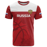 Russia Basketball Custom T Shirt Go Champion - Wonder Print Shop