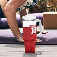 Russia Basketball Custom Tumbler With Handle Go Champion - Wonder Print Shop