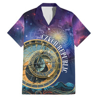 Czech Republic Astronomical Clock Family Matching Mermaid Dress and Hawaiian Shirt Zodiac Signs In Space - Wonder Print Shop