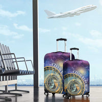 Czech Republic Astronomical Clock Luggage Cover Zodiac Signs In Space - Wonder Print Shop