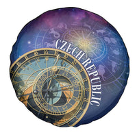 Czech Republic Astronomical Clock Spare Tire Cover Zodiac Signs In Space - Wonder Print Shop