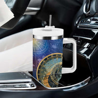 Czech Republic Astronomical Clock Tumbler With Handle Zodiac Signs In Space - Wonder Print Shop