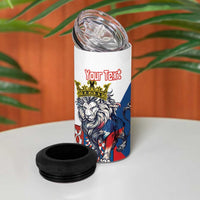Personalized Czech Republic Restoration Day 4 in 1 Can Cooler Tumbler Double-Tailed Lion Truth Prevails - Wonder Print Shop