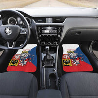 Personalized Czech Republic Restoration Day Car Mats Double-Tailed Lion Truth Prevails - Wonder Print Shop