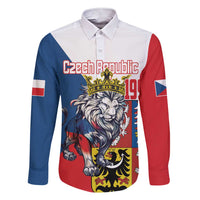 Personalized Czech Republic Restoration Day Family Matching Short Sleeve Bodycon Dress and Hawaiian Shirt Double-Tailed Lion Truth Prevails - Wonder Print Shop