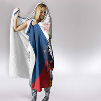 Personalized Czech Republic Restoration Day Hooded Blanket Double-Tailed Lion Truth Prevails