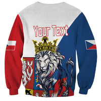 Personalized Czech Republic Restoration Day Sweatshirt Double-Tailed Lion Truth Prevails - Wonder Print Shop
