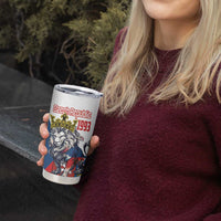 Personalized Czech Republic Restoration Day Tumbler Cup Double-Tailed Lion Truth Prevails - Wonder Print Shop