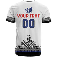 Custom Romania Rugby T Shirt White Version Retro Style - Wonder Print Shop