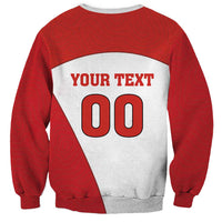 Custom England Football Sweatshirt Lion Mascot Sporty Version