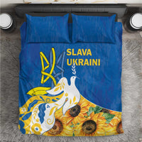 Stand For Ukraine Bedding Set Dove Of Peace Sunflower
