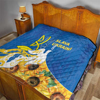 Stand For Ukraine Quilt Dove Of Peace Sunflower