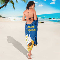 Stand For Ukraine Sarong Dove Of Peace Sunflower