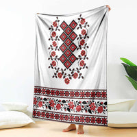 Ukraine Blanket Ukrainian Traditional Folk Patterns