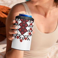 Ukraine 4 in 1 Can Cooler Tumbler Ukrainian Traditional Folk Patterns