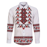 Ukraine Family Matching Off The Shoulder Long Sleeve Dress and Hawaiian Shirt Ukrainian Traditional Folk Patterns