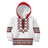 Ukraine Kid Hoodie Ukrainian Traditional Folk Patterns