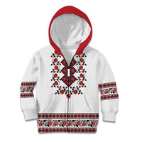 Ukraine Kid Hoodie Ukrainian Traditional Folk Patterns