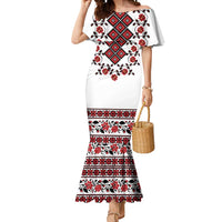 Ukraine Mermaid Dress Ukrainian Traditional Folk Patterns