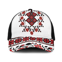 Ukraine Mesh Trucker Cap Ukrainian Traditional Folk Patterns - Wonder Print Shop