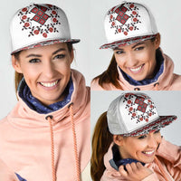 Ukraine Mesh Trucker Cap Ukrainian Traditional Folk Patterns - Wonder Print Shop