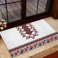 Ukraine Rubber Doormat Ukrainian Traditional Folk Patterns