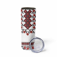 Ukraine Skinny Tumbler Ukrainian Traditional Folk Patterns