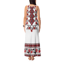 Ukraine Tank Maxi Dress Ukrainian Traditional Folk Patterns