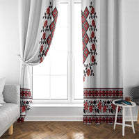 Ukraine Window Curtain Ukrainian Traditional Folk Patterns