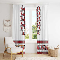 Ukraine Window Curtain Ukrainian Traditional Folk Patterns