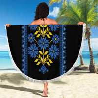 Ukraine Folk Patterns Beach Blanket Sporty Style